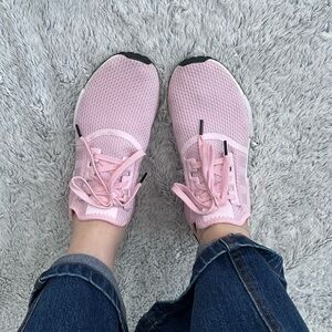 Adidas NMD R1 Pink sneakers. Women’s 10 or Men’s 9